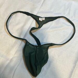 NWOT black men’s thong ( sheer and soft )